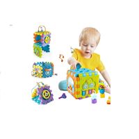 Juguete cubo de actividades multifuncional 6 en 1 para bebé