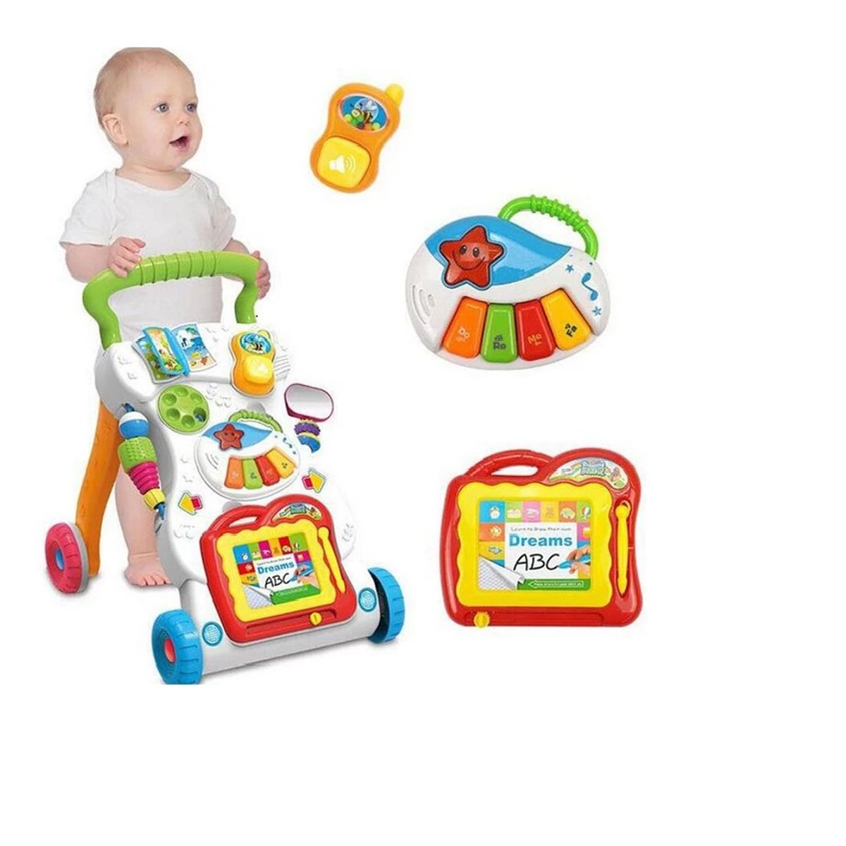 GENERICO - Caminadora Primeros Pasos Musical Corre Pasillos Andador