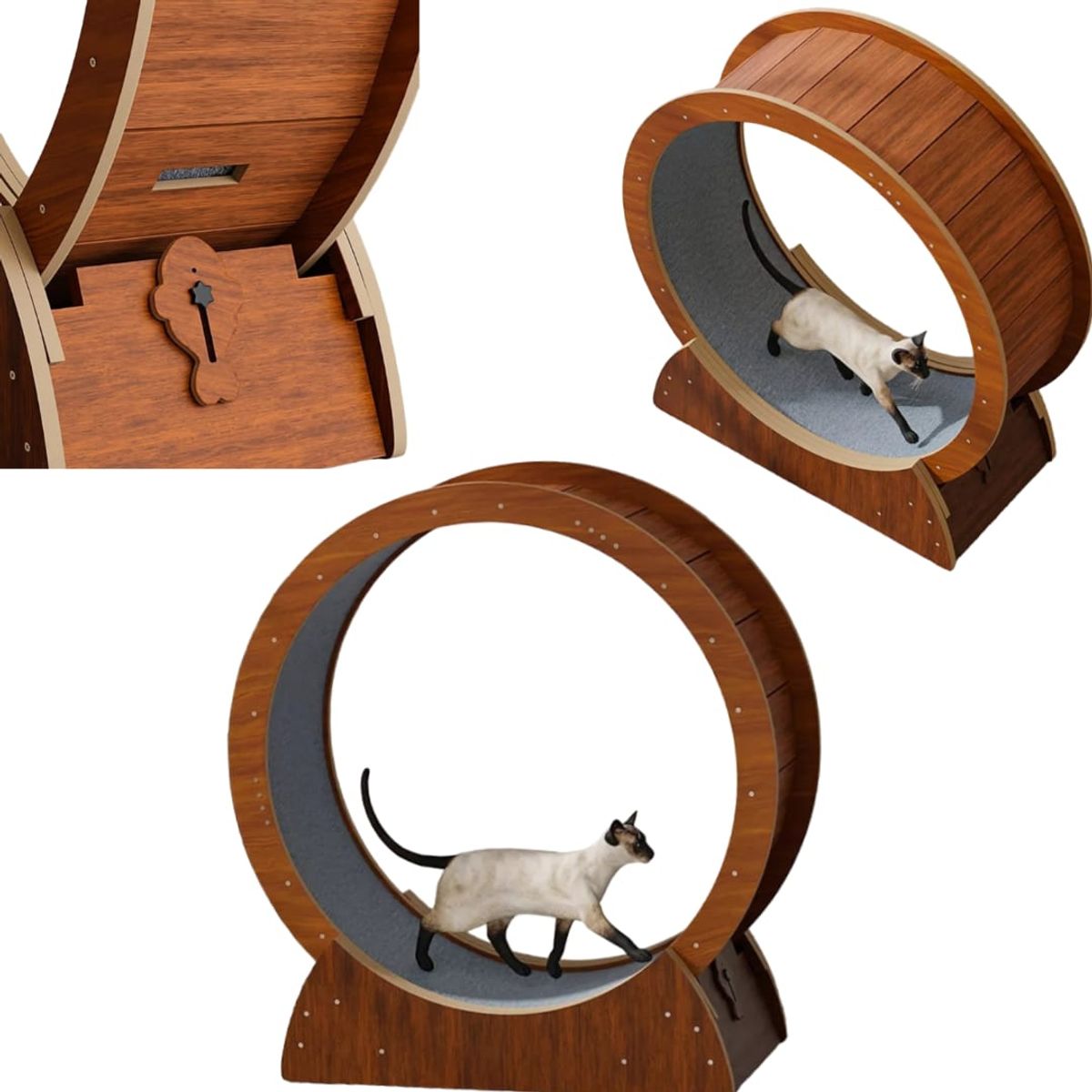 GENERICO - Rueda Para Gatos Juguete De Entrenamiento Ejercicio Mascotas