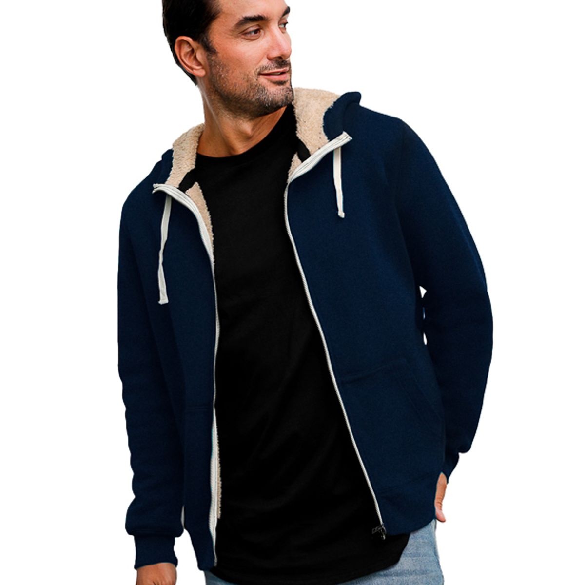 PANAMA JACK - Polerón Hombre Azul Panama Jack