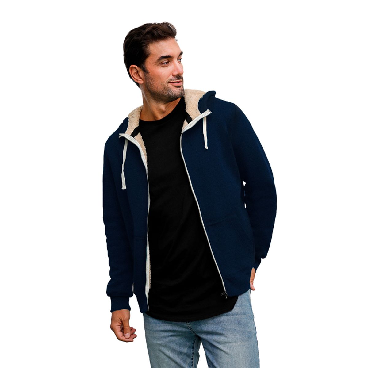 PANAMA JACK - Polerón Hombre Azul Panama Jack