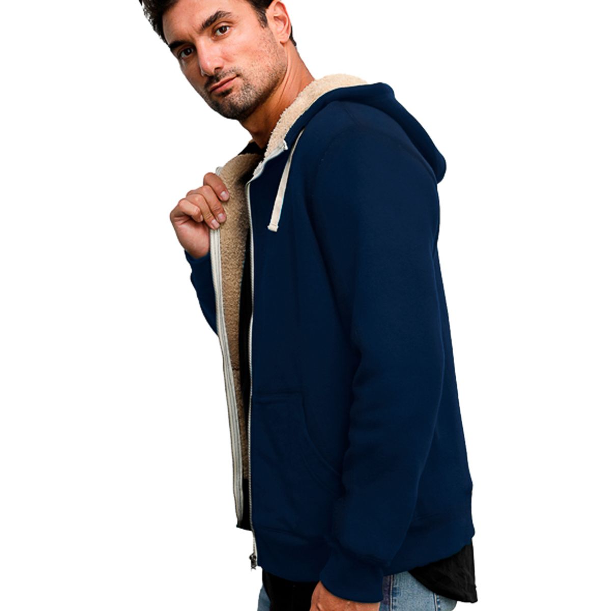 PANAMA JACK - Polerón Hombre Azul Panama Jack