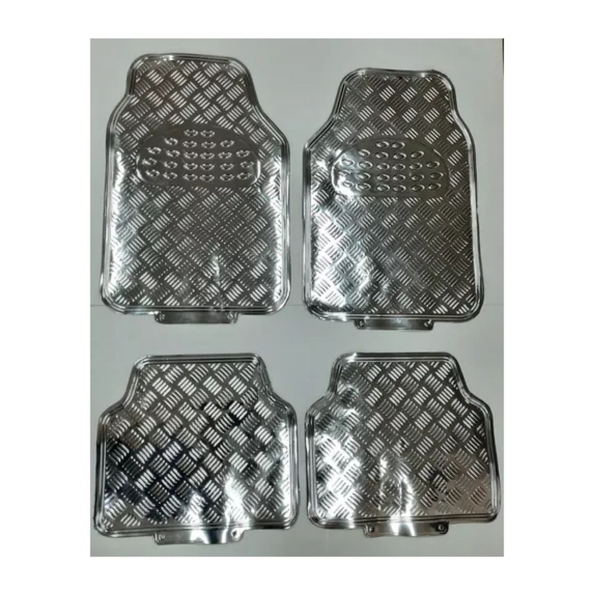 GENERICO - Alfombra o pisos para autos metalizada