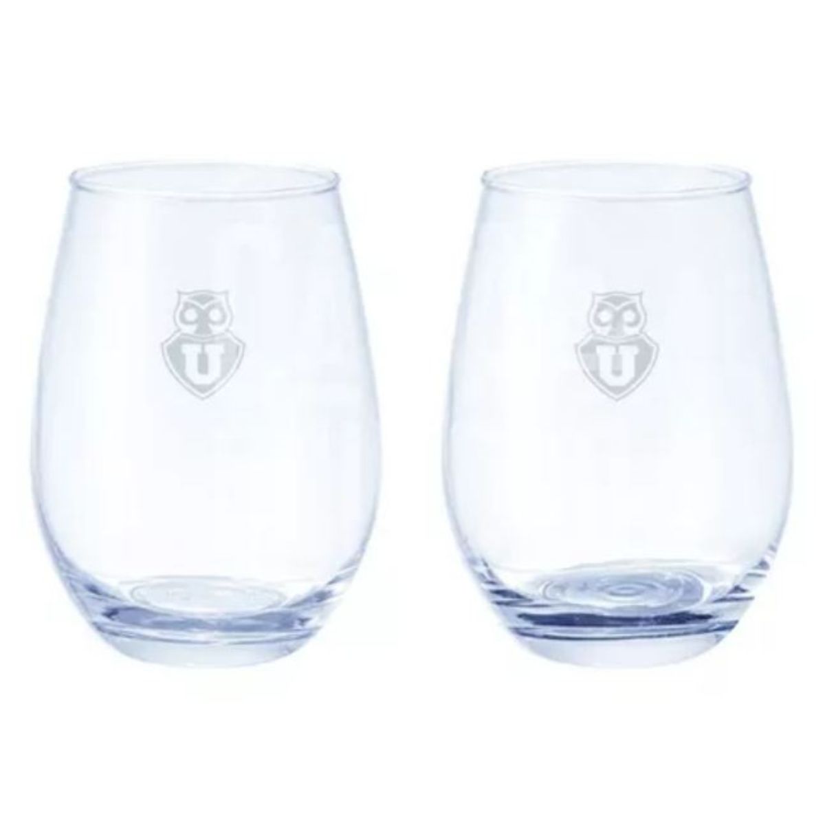 TITANIO - SET 2 VASOS U DE CHILE TITANIO