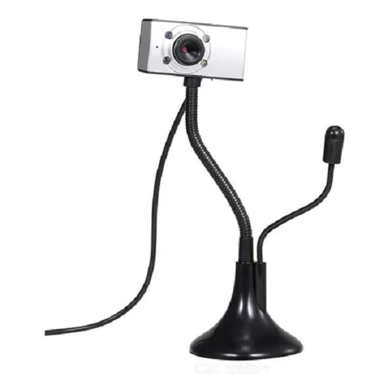 GENERICO - Camara Webcam Usb Con Micrófono Teletrabajo Videoconferencia 240100