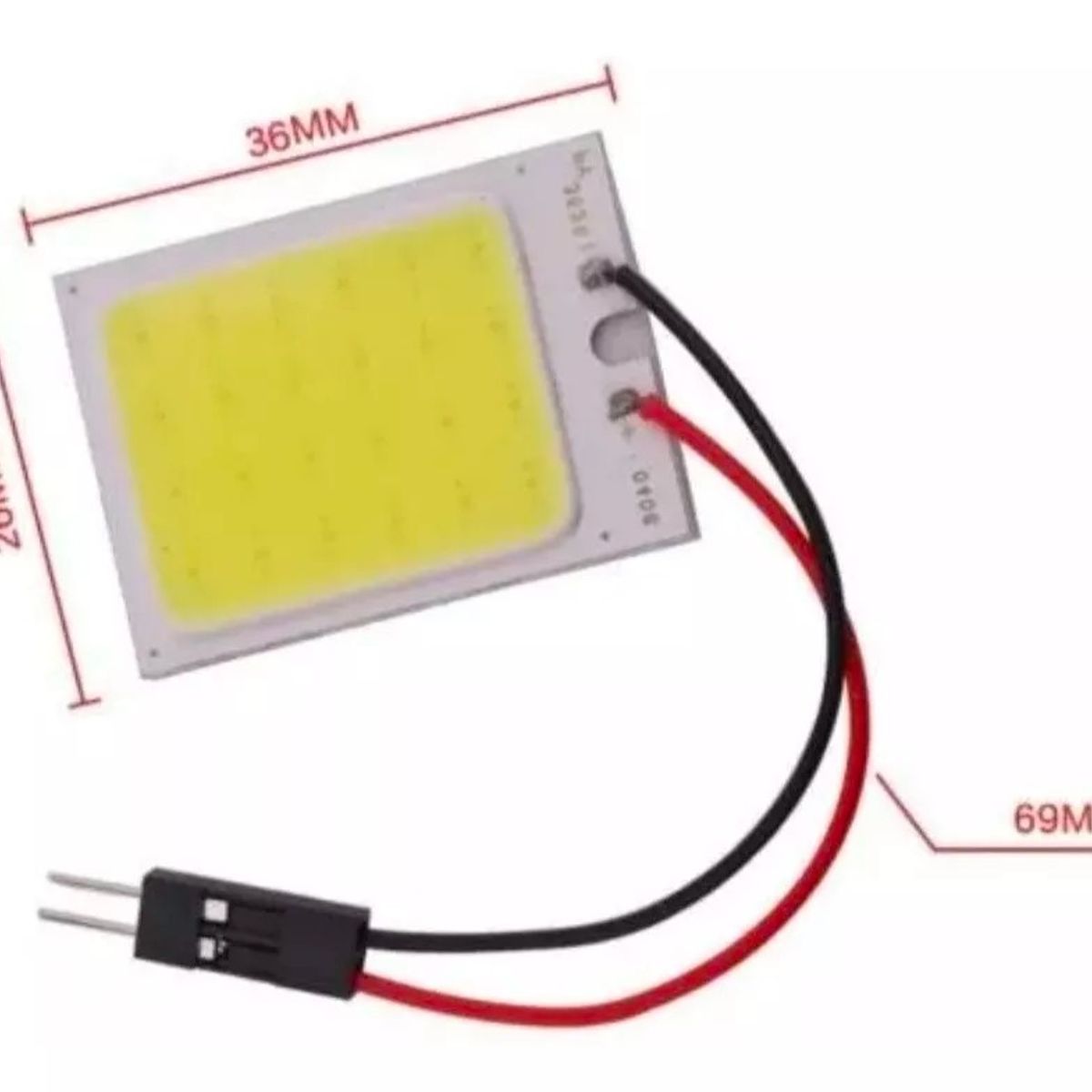 GENERICO - Panel Luz Led Adaptable Auto Cola De Pez Luz Interior…