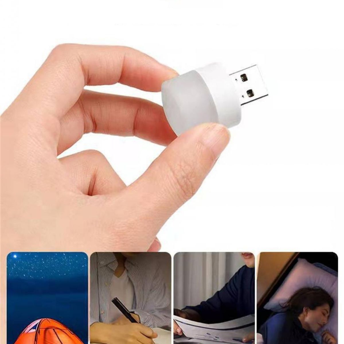 GENERICO - Luz Led Mini Lampara Usb Portatil Iluminacion