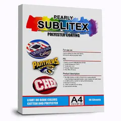 VISION - SUBLITEX PEARLY, A4, 10 HOJAS