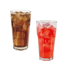 CRISTAR - Set 6 Vasos de Vidrio Altos 468ml
