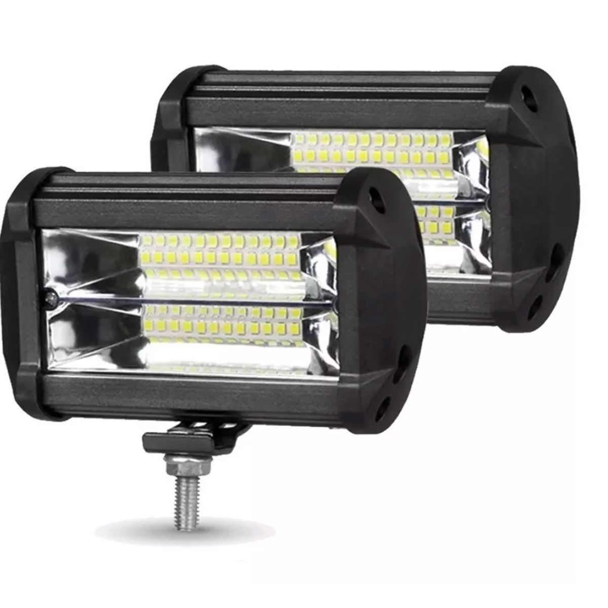 GENERICO - Pack 2 Focos Neblineros Led 72w Blanco Expansion Auto Moto