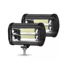 GENERICO - Pack 2 Focos Neblineros Led 72w Blanco Expansion Auto Moto