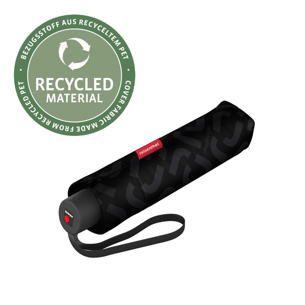 REISENTHEL - Paraguas Knirps+Reisenthel pocket classic - signature black