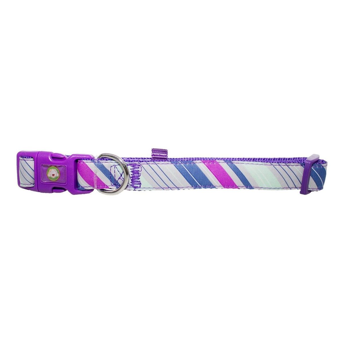 MASCAN - Collar Perro Diagonal L Morado Mascan