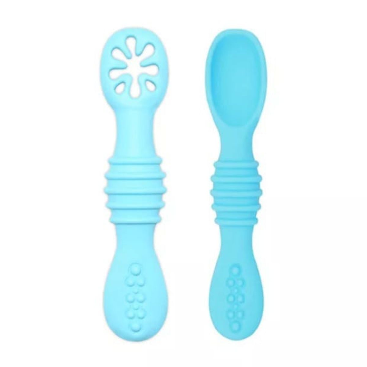 GENERICO - Cucharas de aprendizaje Pre-cucharas bebé  Color Celeste