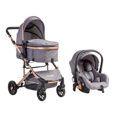 Imagen 2 del producto Coche Travel System Omega Grey