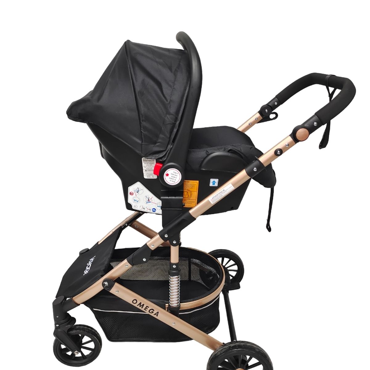 VOYAGE - Coche Travel System Omega Black