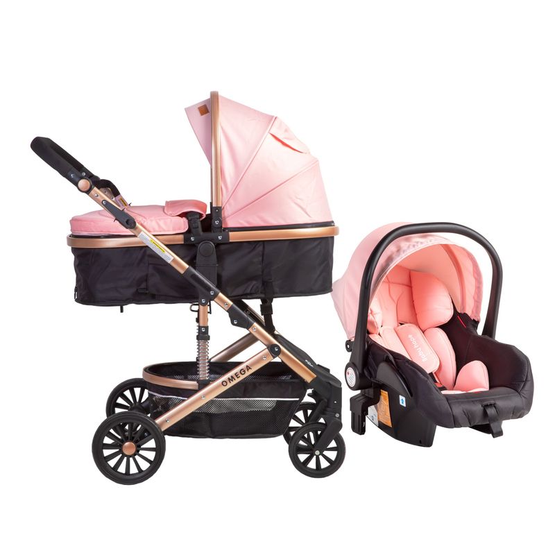 VOYAGE - Coche Travel System Omega Pink