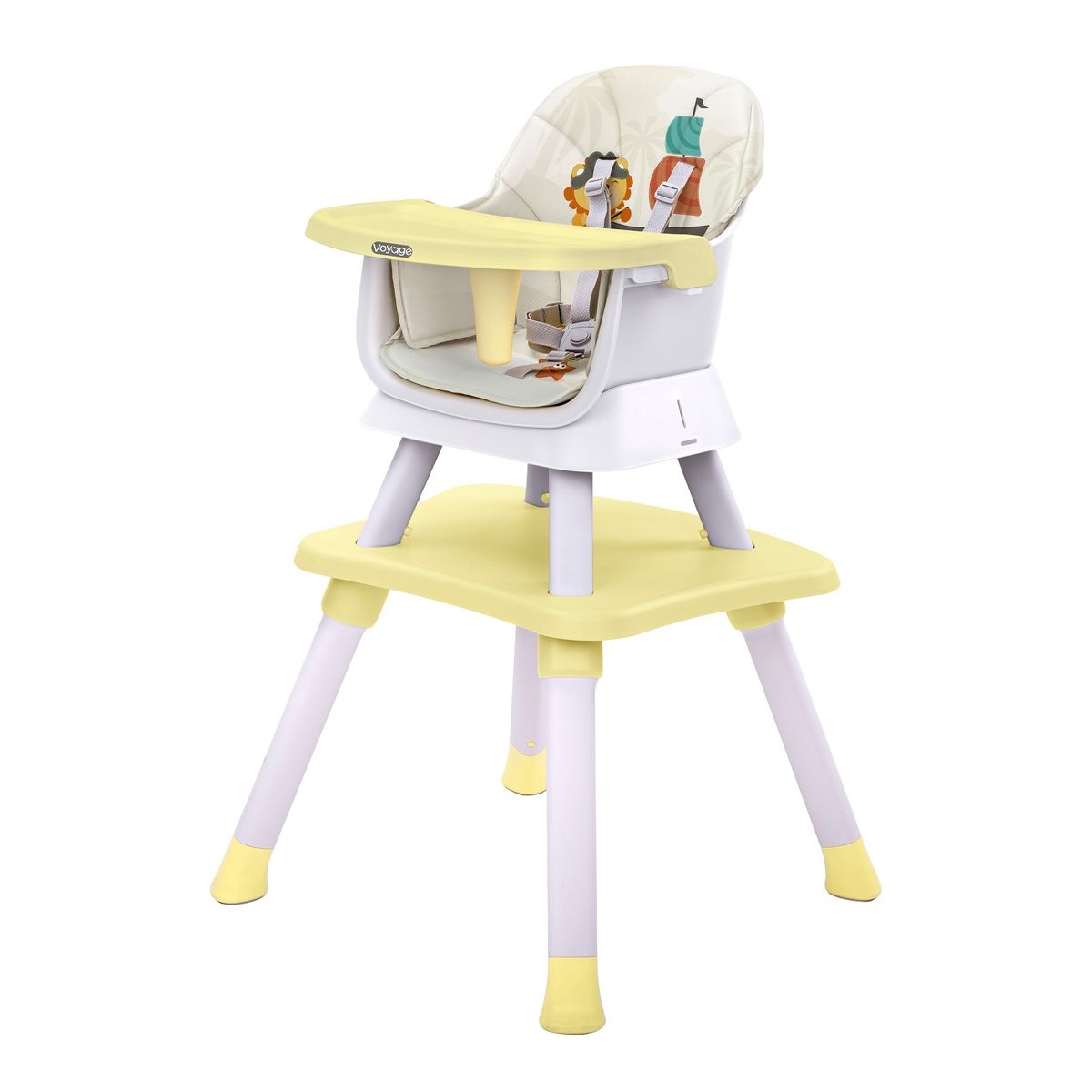 VOYAGE - Silla de comer multifuncional  6 en 1  voyage  orange