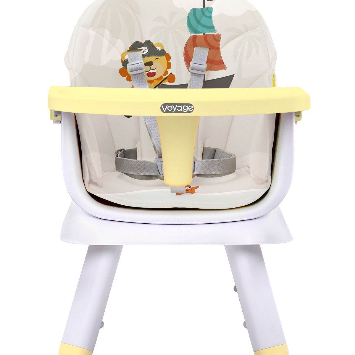 VOYAGE - Silla de comer multifuncional  6 en 1  voyage  orange