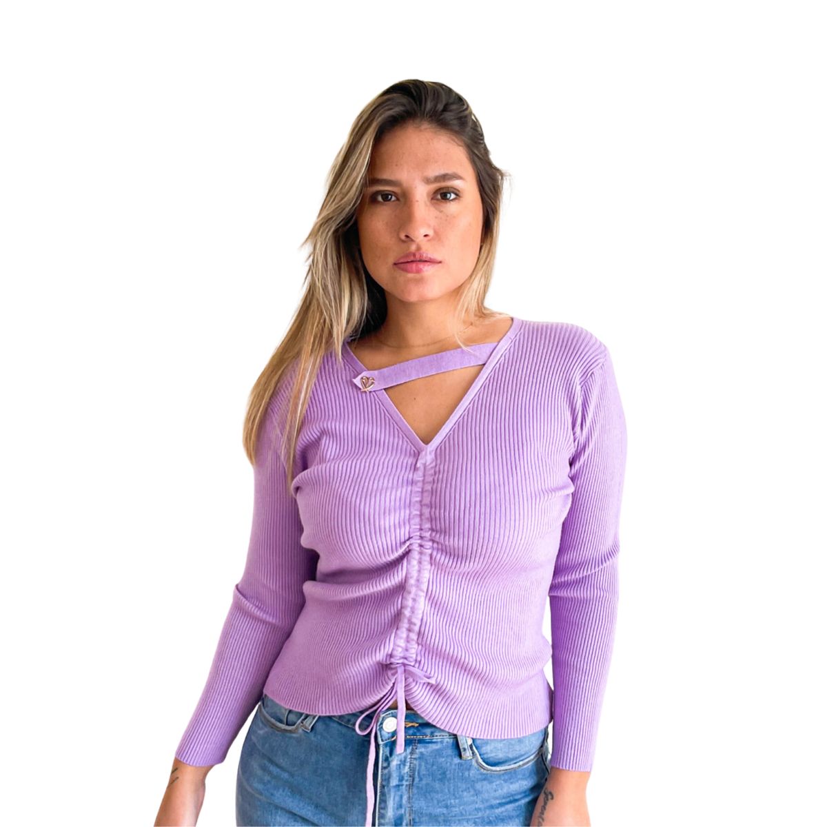 HIPSY - Sweater mujer básico Love