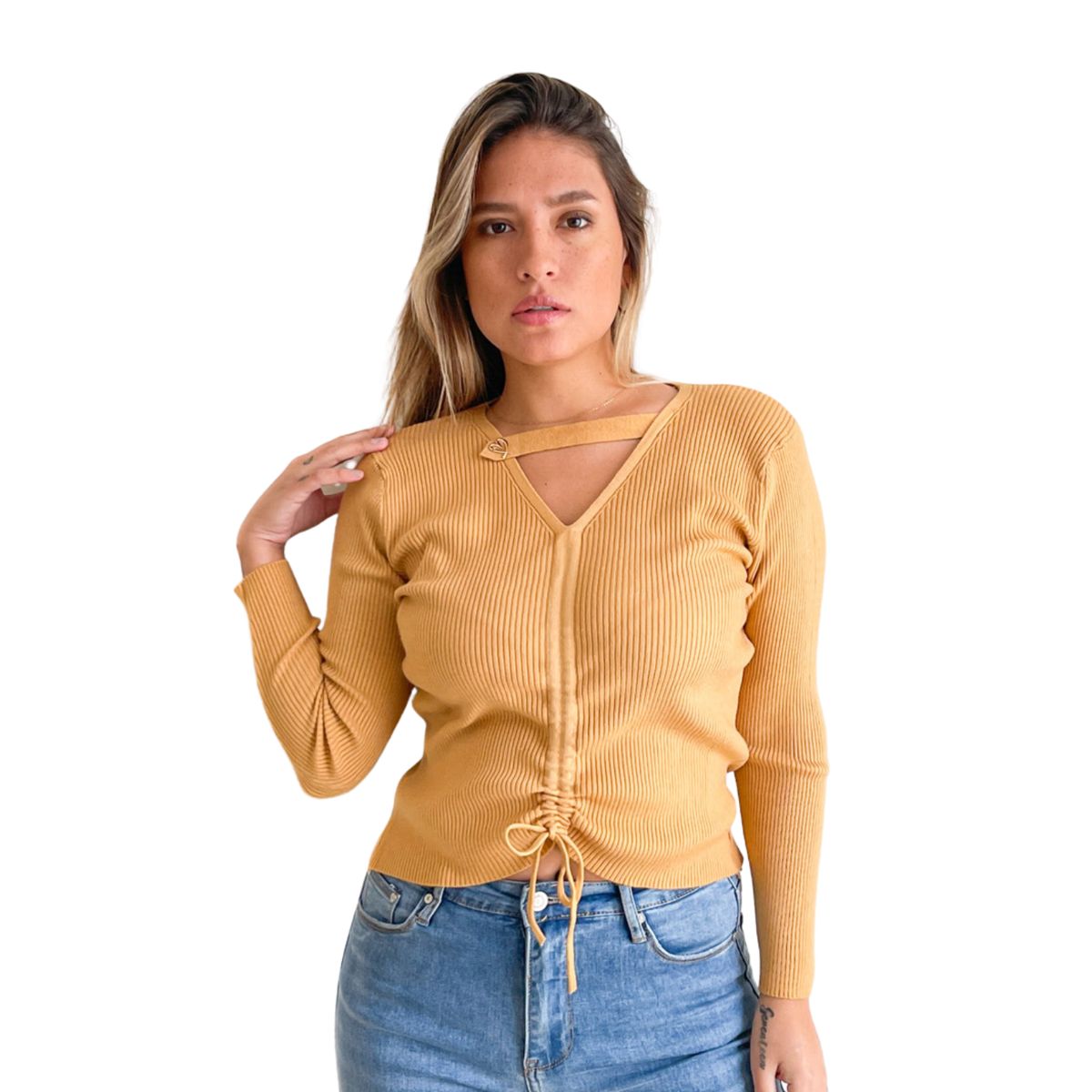 HIPSY - Sweater mujer básico Love