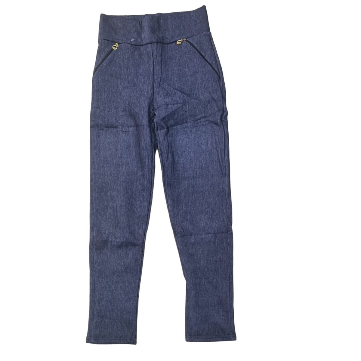 AGW - Pack 2 Calzas Mujer Forrada Polar Azul Y Gris