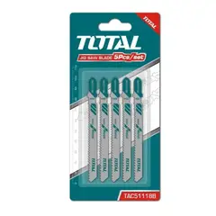 TOTAL TOOLS - Set Juego De Hojas Para Sierra Caladora P/ Metal 5 Piezas