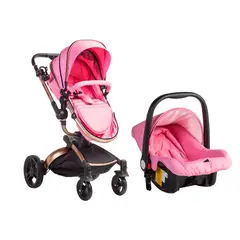 VOYAGE - Coche Travel System Max of Aulon 360 Pink