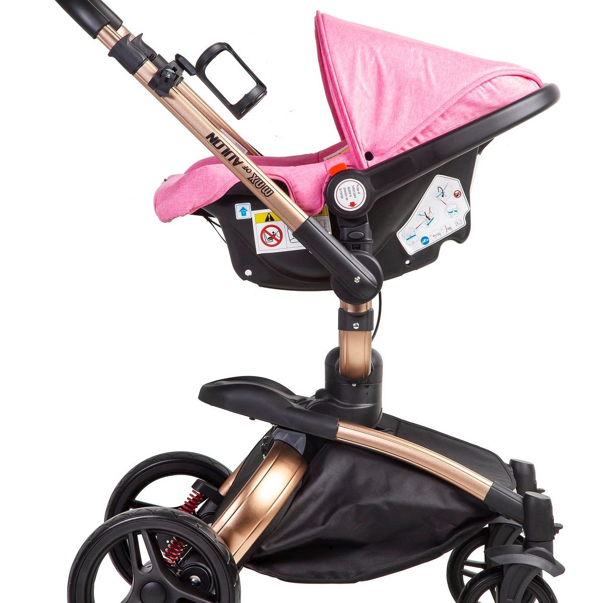 VOYAGE - Coche Travel System Max of Aulon 360 Pink