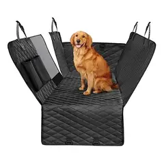 KUANGYE - Cubre Asiento Impermeable Perro Mascota Alta Calidad Negro