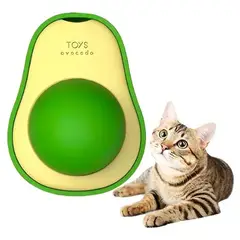 GENERICO - Catnip Para Gatos Bola Giratoria en Forma de Palta