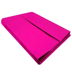 VICTORIANAS - Faldón Liso 5 Pliegues 2 Plazas Fucsia 200 Hilos