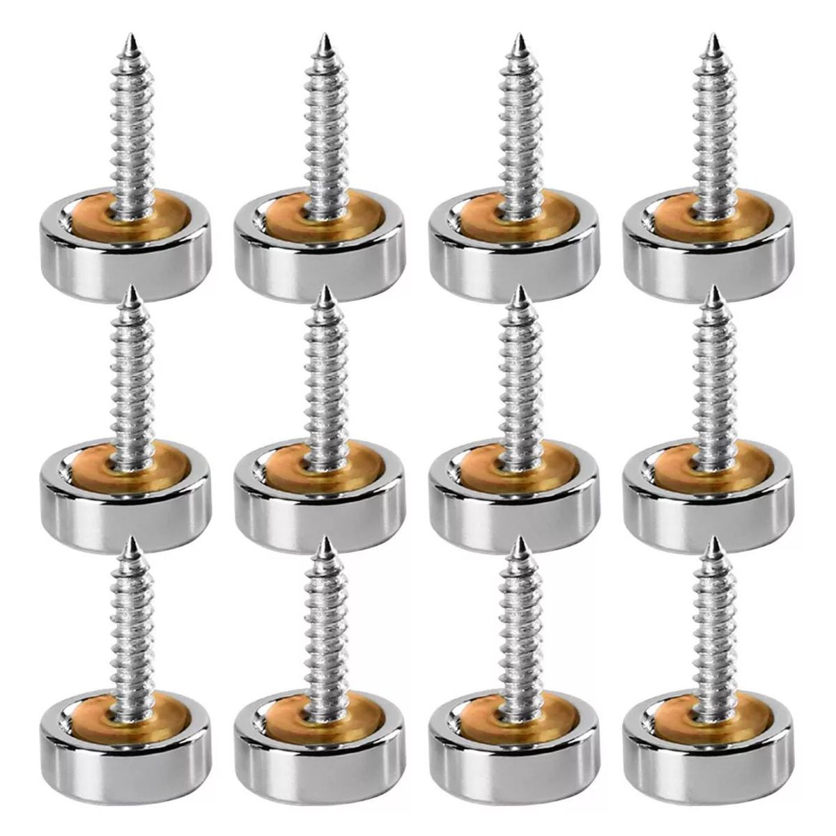 KUANGYE - Tapa Tornillo Inoxidable Embellecedor 12un