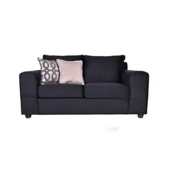 JERK HOME - Sofa Kenia 2c Felpa Negro