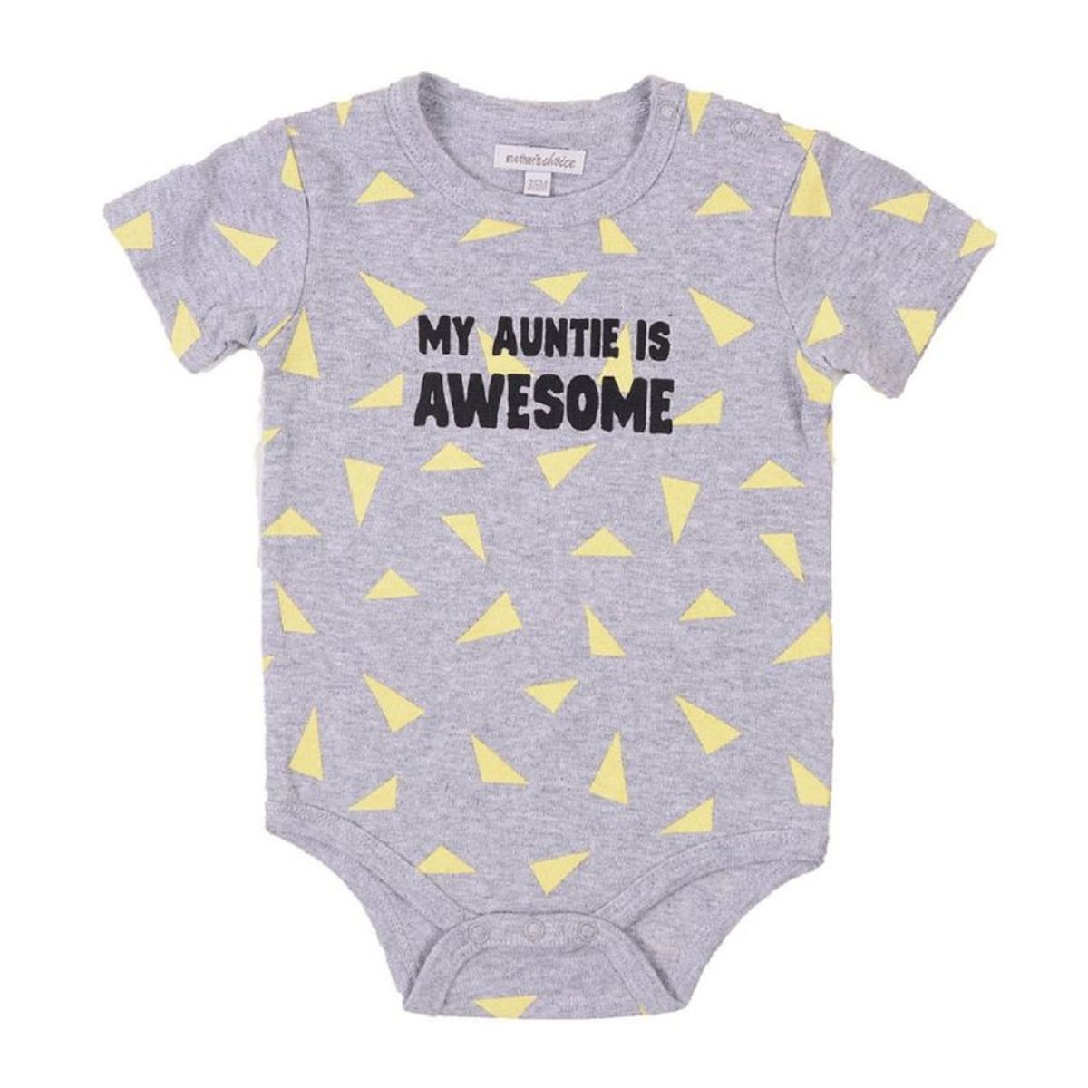 MOTHERS CHOICE - Body Para Bebe Con Frase My Auntie