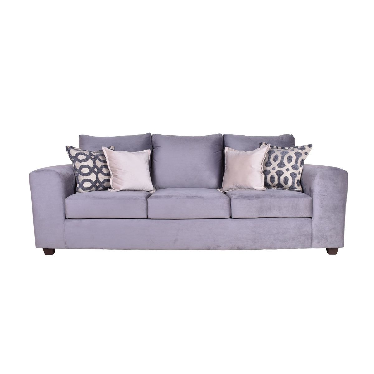 JERK HOME - Sofa Kenia 3c Felpa Gris