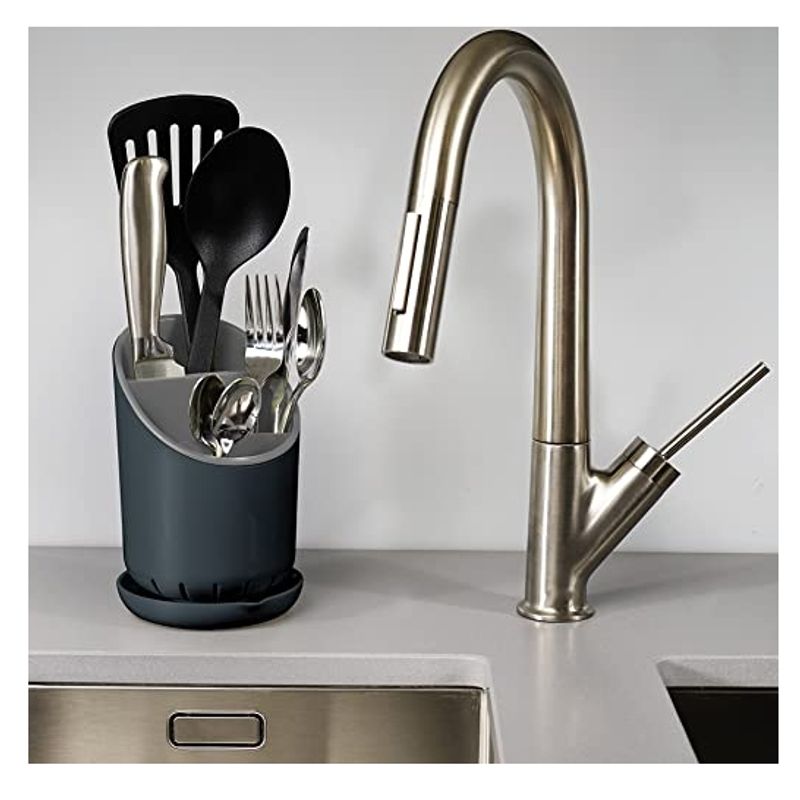 GENERICO - Organizador De Cubiertos De Cocina Contenedor De Utensilios Escurridor