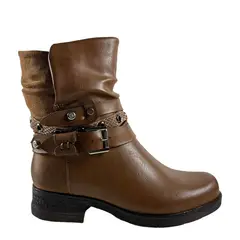 VIA UNO - Botin Camel 12082408