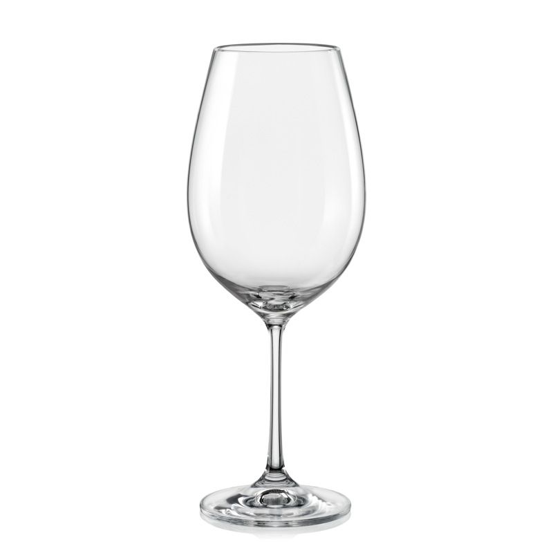 BOHEMIA CRYSTAL - BOHEMIA SET 6 COPAS VINO TINTO VIOLA