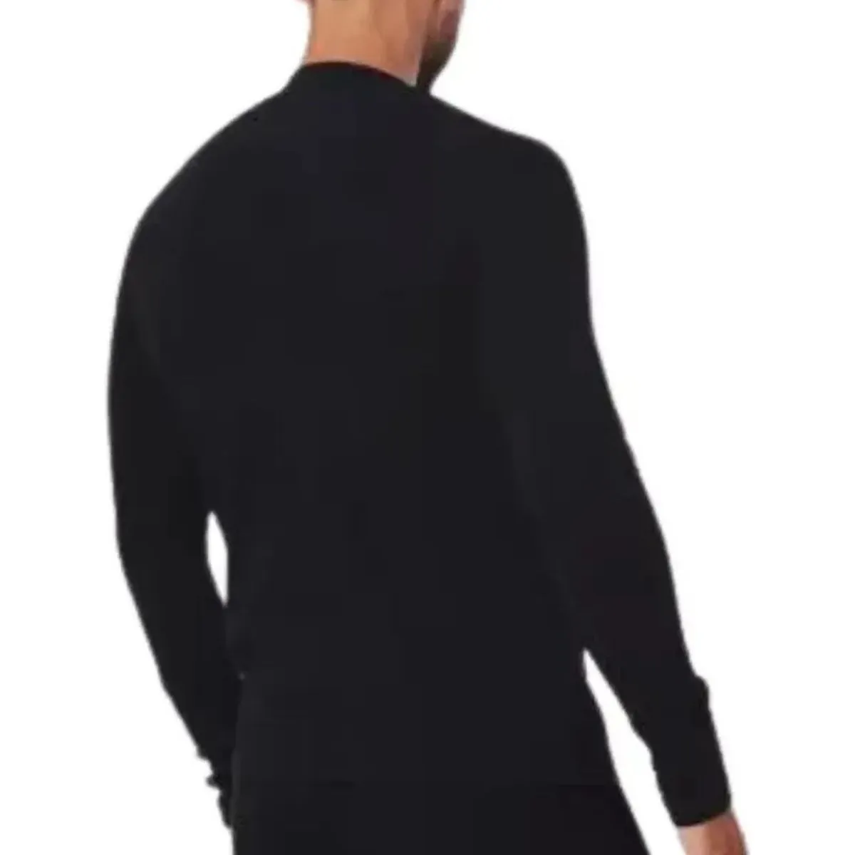 LOOK SHOP - Camiseta Manga Larga Algodón Negra Gris Blanco Adulto 11