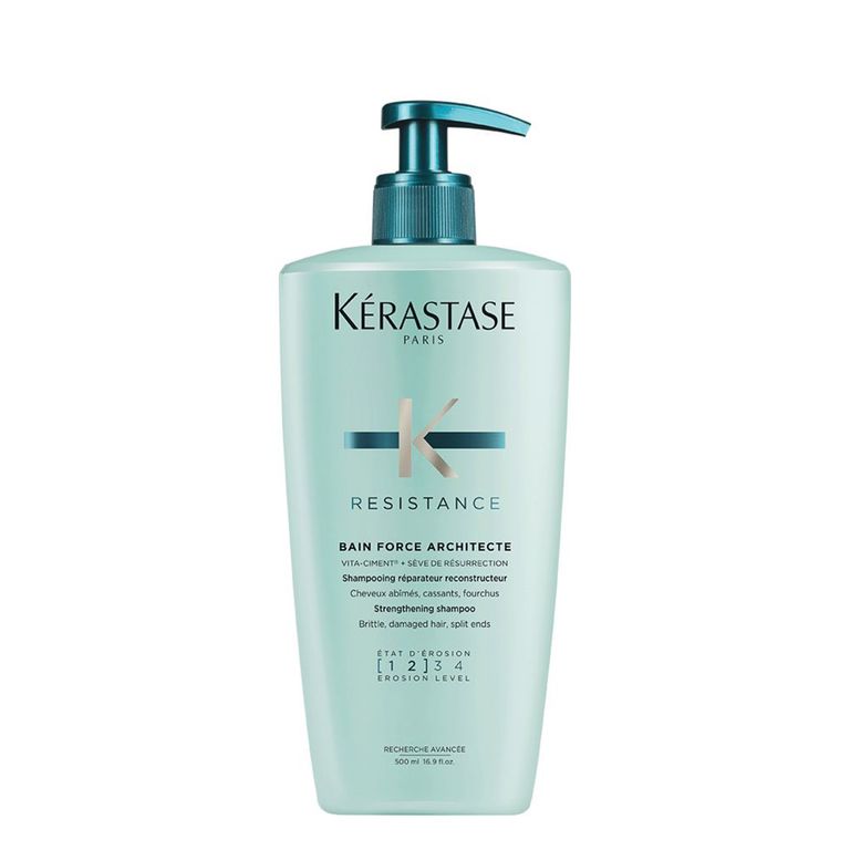 Shampoo Fortalecedor Cabello Frágil Y Debilitado Bain Force Architecte Resistance 500ml