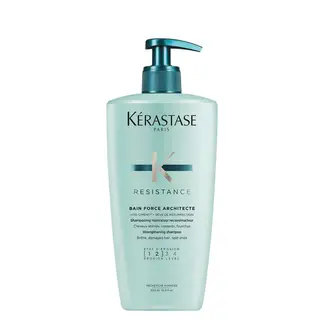KERASTASE - Shampoo Fortalecedor Cabello Frágil Y Debilitado Bain Force Architecte Resistance 500ml