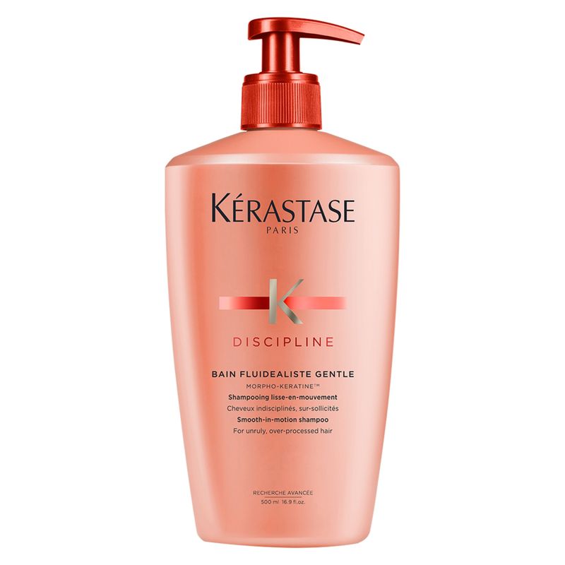 KERASTASE - Shampoo Anti-Frizz Cabello Indisciplinado Bain Fluidealiste Gentle Discipline 500ml Kerastase