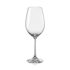 BOHEMIA CRYSTAL - BOHEMIA SET 6 COPAS VINO BLANCO VIOLA.