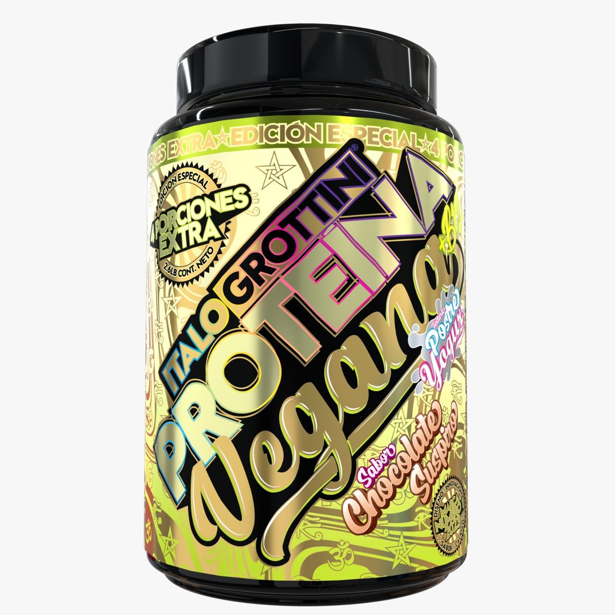 ITALO GROTTINI - Proteína Vegana 2,6 LB - Chocolate suspiro - Italo Grottini