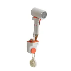 GENERICO - Soporte Secador De Cabello Porta Secador Y Cepillos De Baño