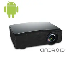 CASTLETEC - Proyector Led Android Wifi 5G 1080P AAO YG650 390 ANSI 7000 Lumenes