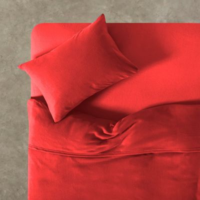 Imagen 2 del producto Juego de Sabanas De Polar 2.0 (Queen) - Rojo - Otoño Invierno