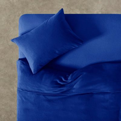 Imagen 2 del producto Juego de Sabanas De Polar 2.0 (Queen) - Azul Rey - Otoño Invierno