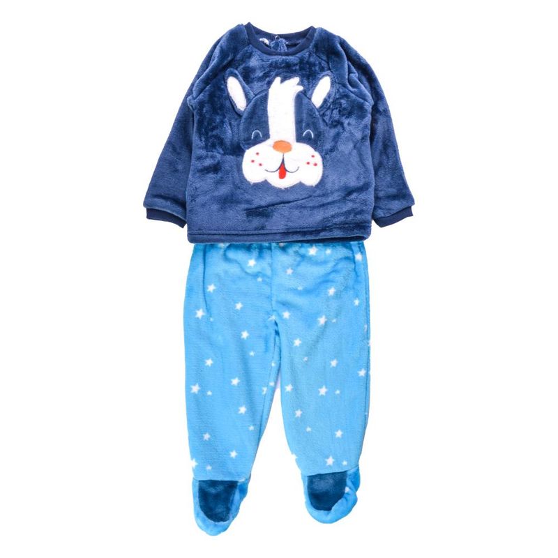 PILLIN - Set 2 Pzas Pijama Bebé Niño Celeste Pillin PILLIN